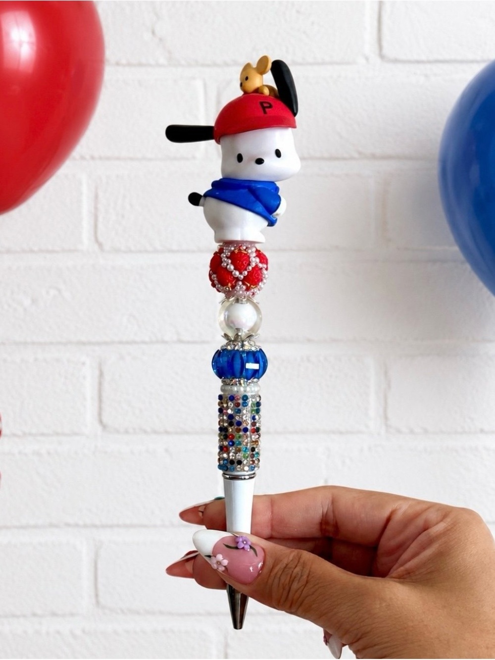 POCHACCO Ballpoint Pen - Red & Blue